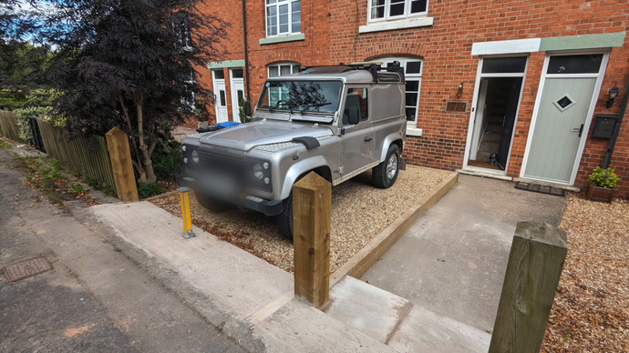 Case study - Nick’s off street parking on a narrow road