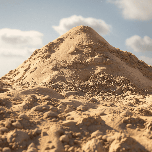 Sharp sand for screeding driveway sub base